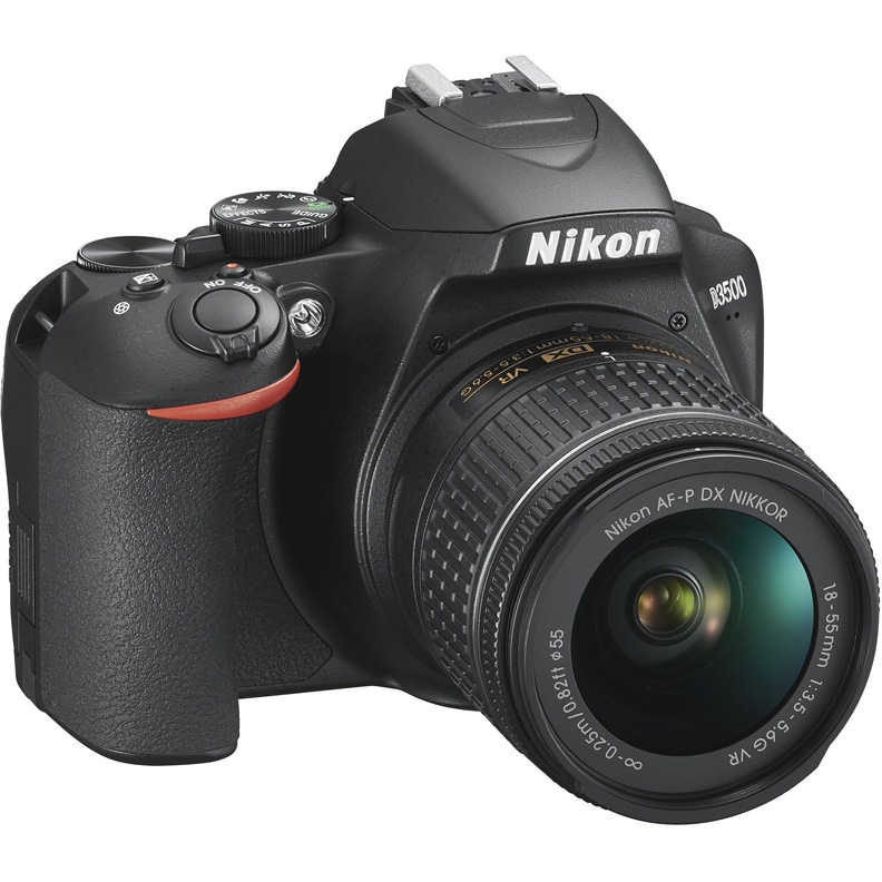 Фотоаппарат Nikon D3500 Kit AF-P 18-55mm f/3.5-5.6 VR, черный 100052055719