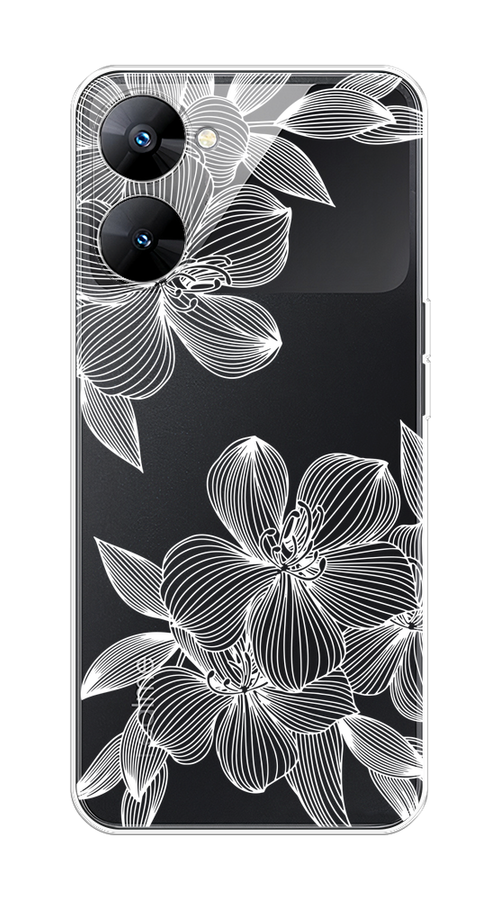 

Чехол на Oppo Realme V30 5G/V30T 5G "Крокус", Белый;прозрачный, 2513550-1