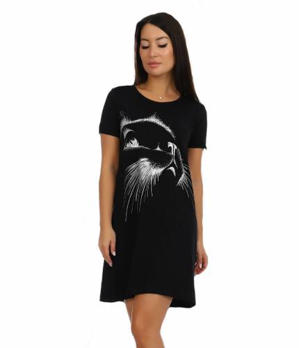 

Туника женская Mercury Home Kitty черная 50 RU, Kitty