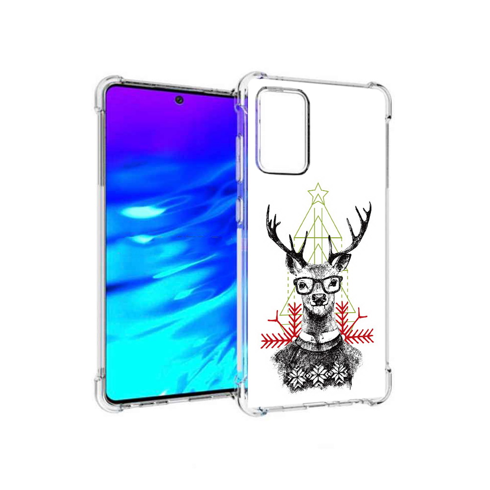 Чехол MyPads Tocco для Samsung Galaxy A72 умный олень (PT158633.553.652)