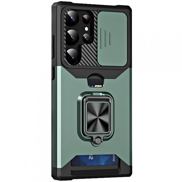 Чехол Epik Multi Case с отделением для карты и шторкой камер для Samsung Galaxy S22 Ultra