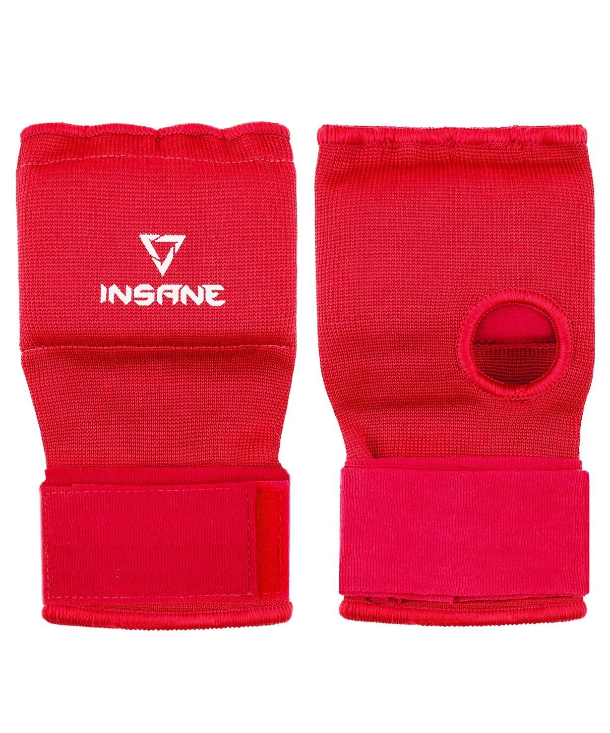фото Перчатки внутренние для бокса insane dash, полиэстер/спандекс, красный (s)