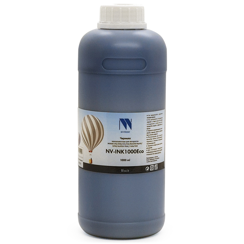 

Чернила экосольвентные NV-INK1000BkEco 1000ml Black NV Print, Черный, NV-INK1000BkEco