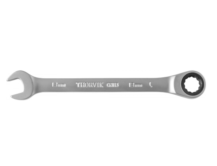 Ключ гаечный комбинированный трещоточный 13 мм Thorvik CRW13, 53507