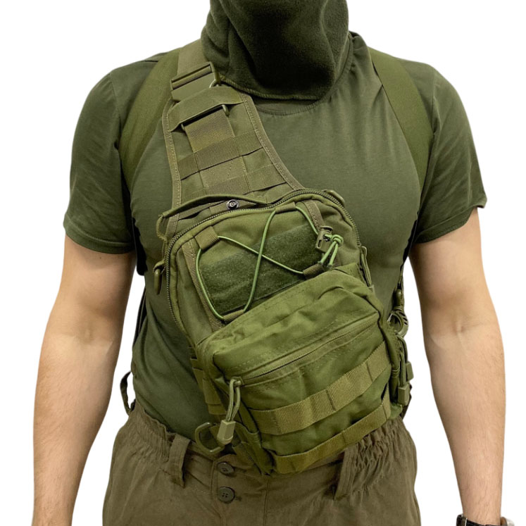 

Тактическая плечевая сумка / олива, Зеленый, Tactical Bag