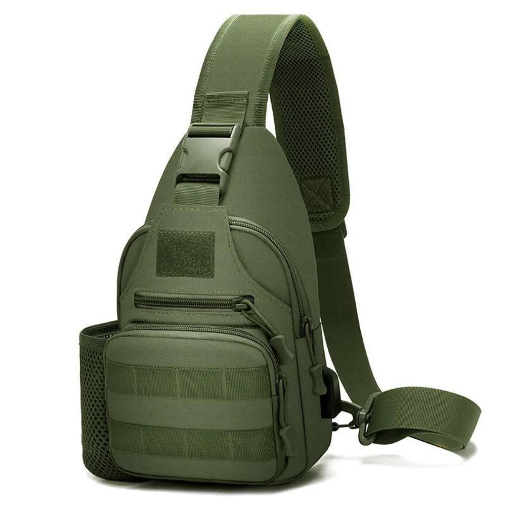 

Тактическая плечевая сумка / олива, Зеленый, Tactical Bag