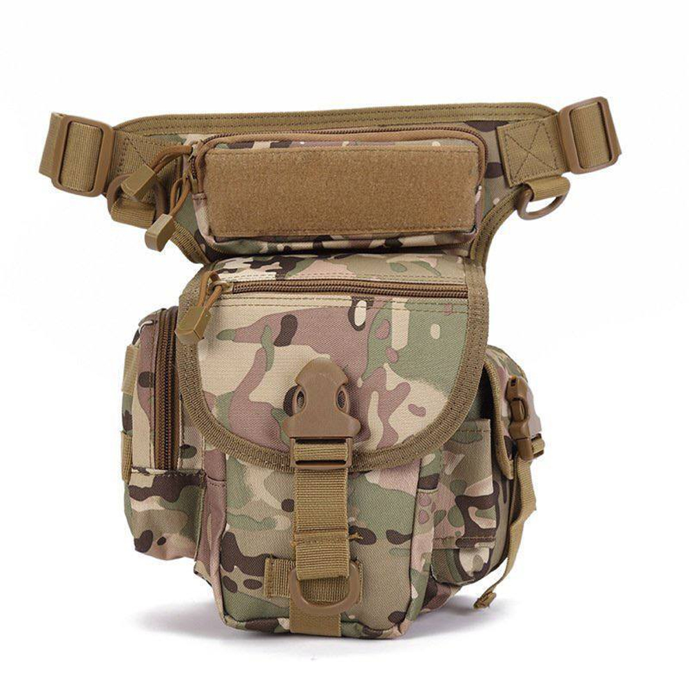 

Тактическая набедренно-поясная сумка / мультикам, Зеленый;коричневый, Tactical Bag
