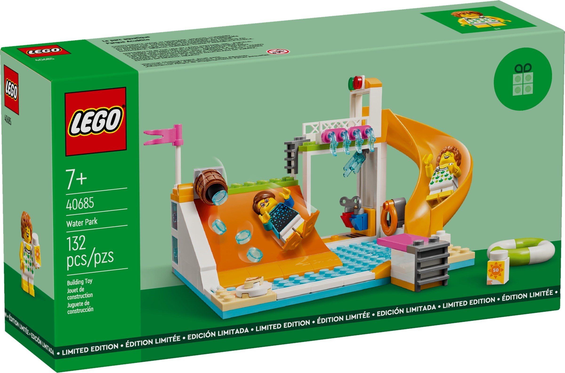 Конструктор Lego 40685 Promotional Аквапарк 132 детали