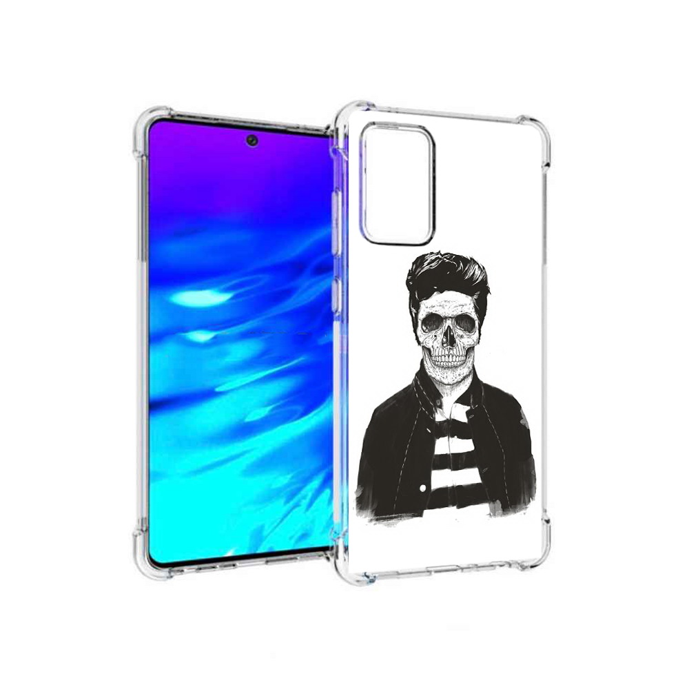 

Чехол MyPads Tocco для Samsung Galaxy A72 скелет (PT158633.553.604), Прозрачный, Tocco