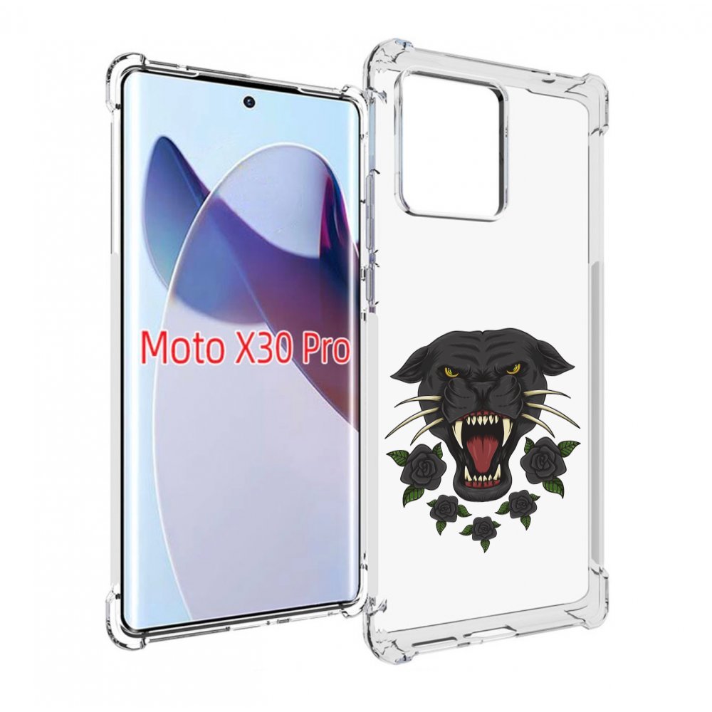 

Чехол MyPads Пантера для Motorola Moto X30 Pro, Прозрачный, Tocco