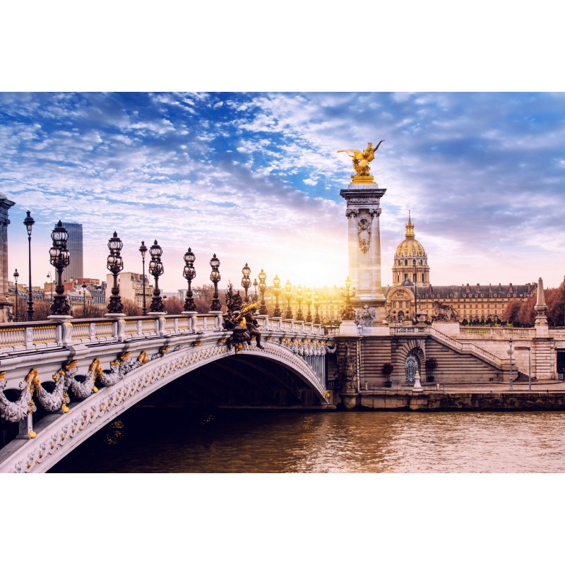 Обои Milan (Александровский мост мира в Париже), M 797 300х200 см два голубя в париже