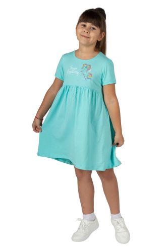 Платье детское BASIA Л3495-7968 голубой, 110