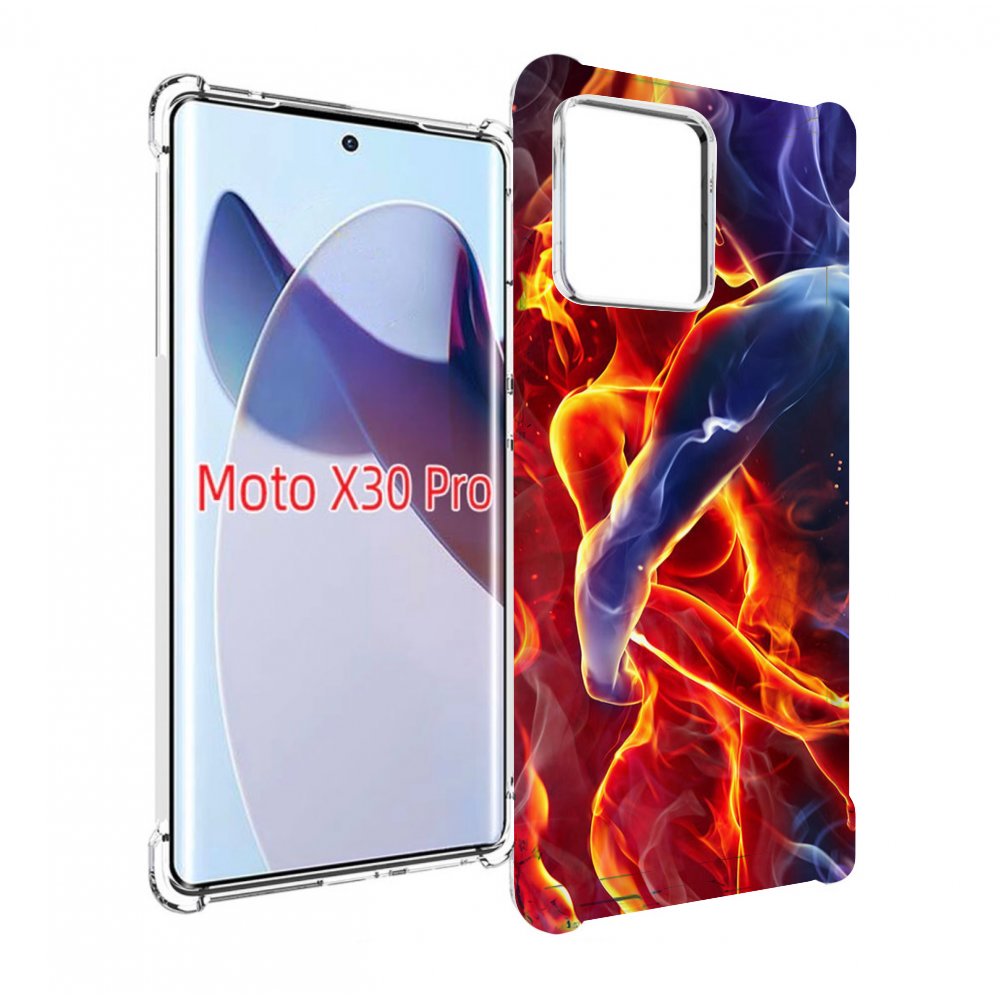 

Чехол MyPads Огонь-вода для Motorola Moto X30 Pro, Прозрачный, Tocco