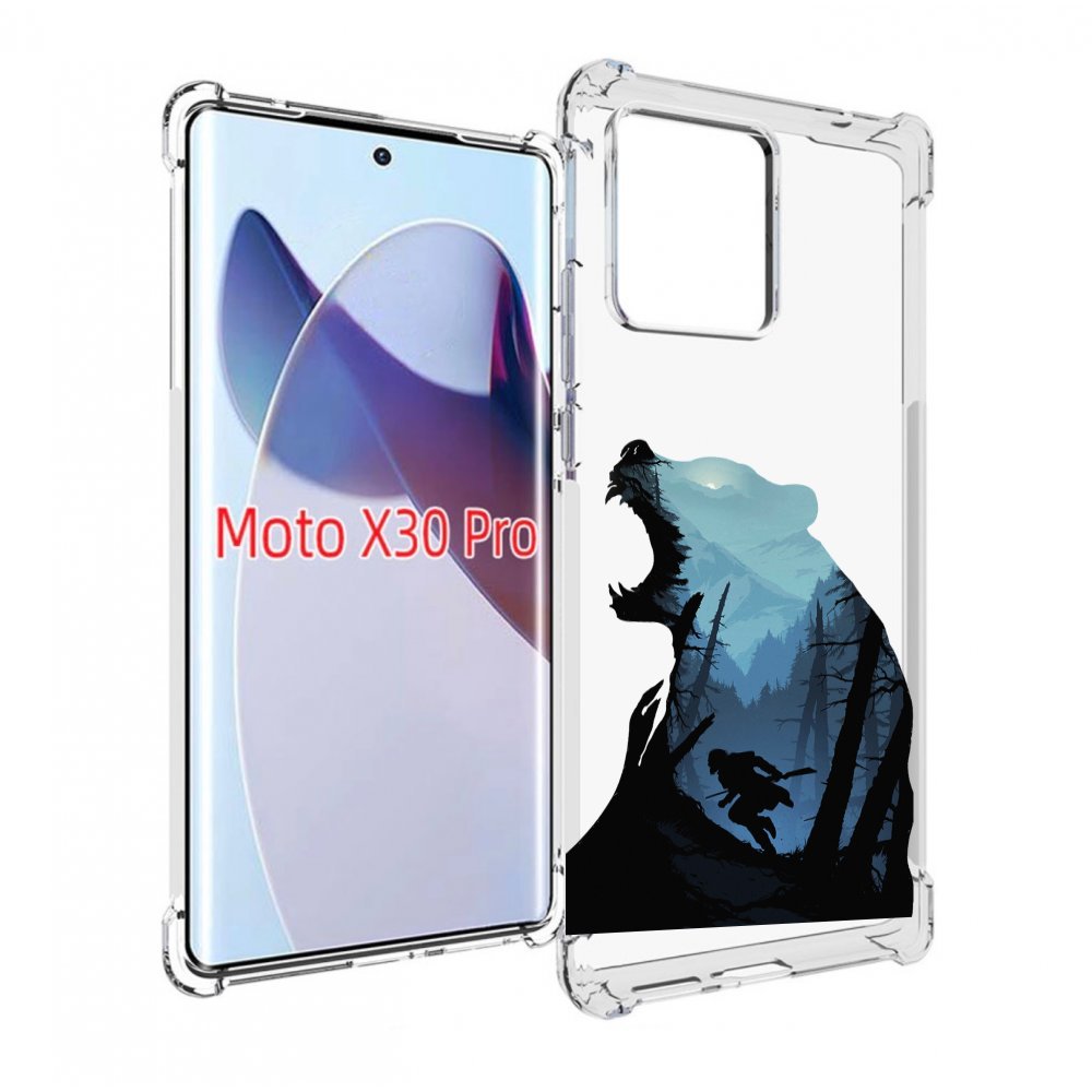 

Чехол MyPads Ночной-медведь для Motorola Moto X30 Pro, Прозрачный, Tocco
