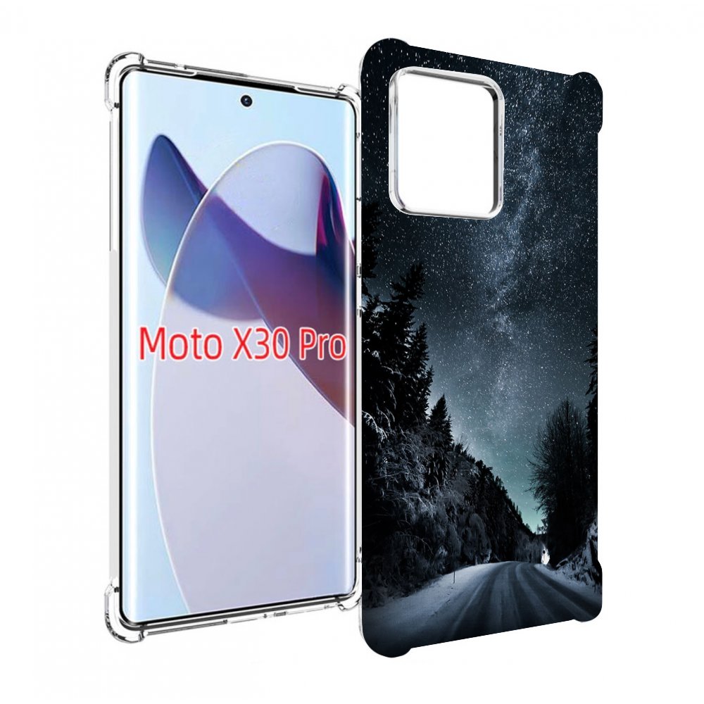 

Чехол MyPads Ночной-лес для Motorola Moto X30 Pro, Прозрачный, Tocco