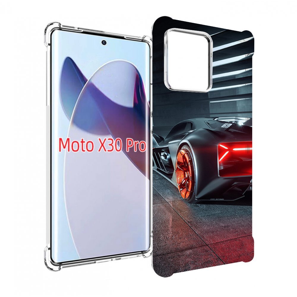

Чехол MyPads Ночной-город мужской для Motorola Moto X30 Pro, Прозрачный, Tocco
