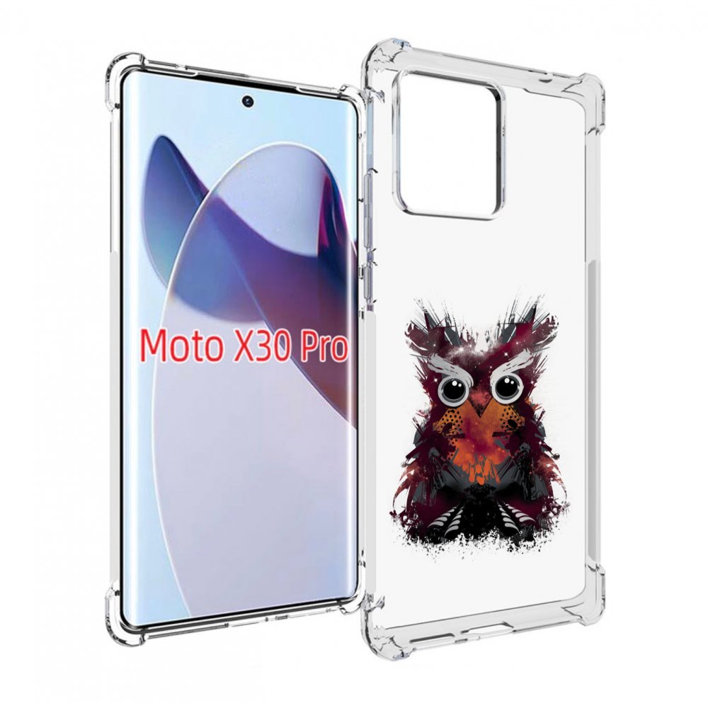 

Чехол MyPads Необычная сова для Motorola Moto X30 Pro, Прозрачный, Tocco