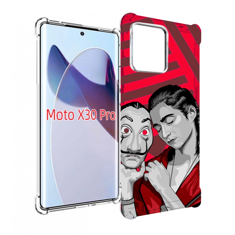 

Чехол MyPads Найроби-бумажного-дома для Motorola Moto X30 Pro, Прозрачный, Tocco