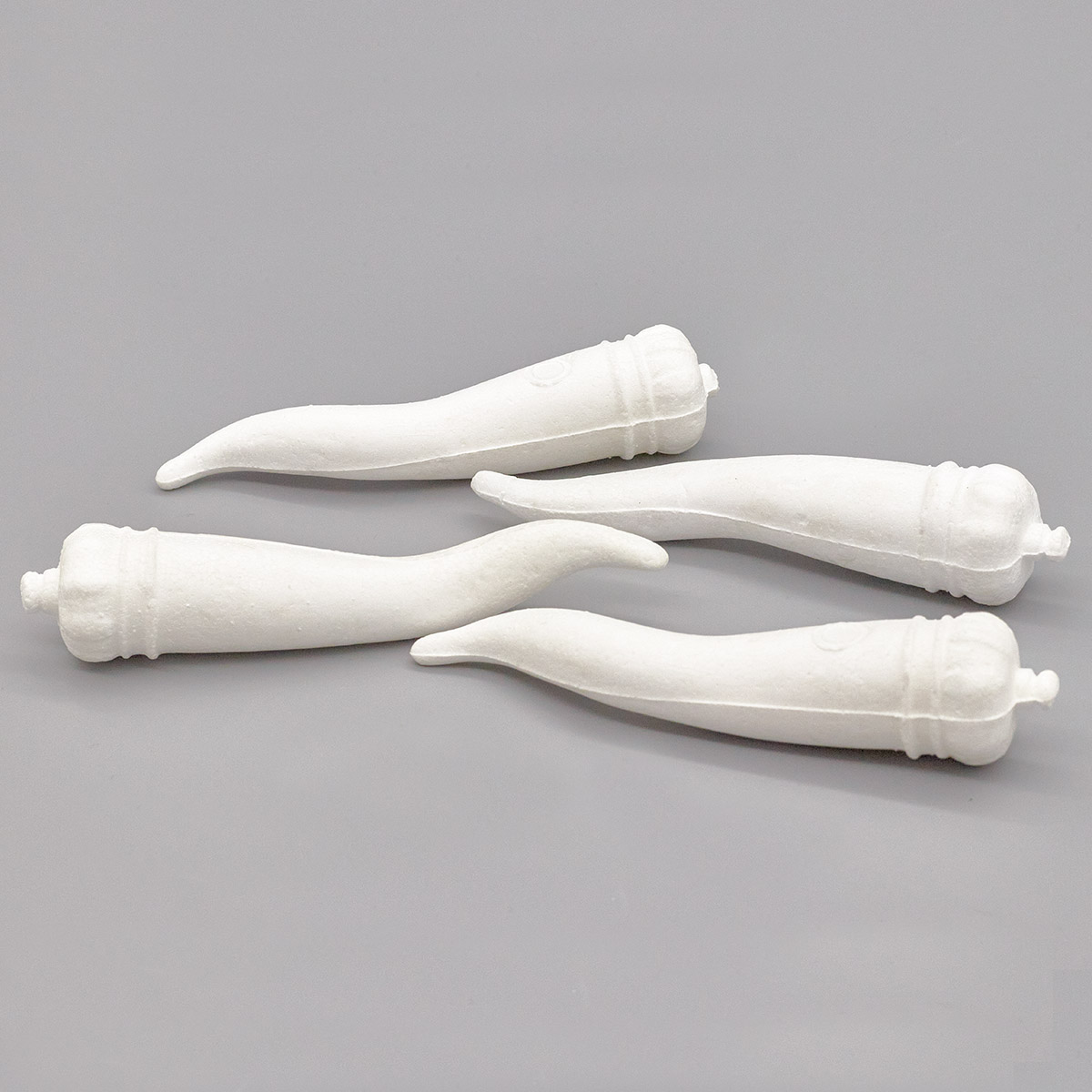 Заготовка для декорирования из пенопласта Bovelacci 'Рога (подвеска)', h 14*3 см, 4 шт