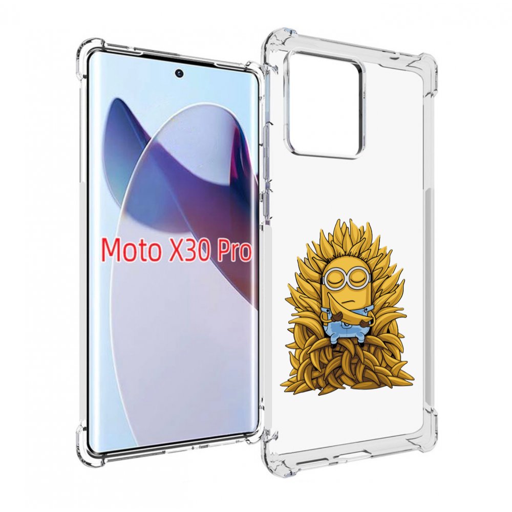 

Чехол MyPads Миньон с бананами для Motorola Moto X30 Pro, Прозрачный, Tocco