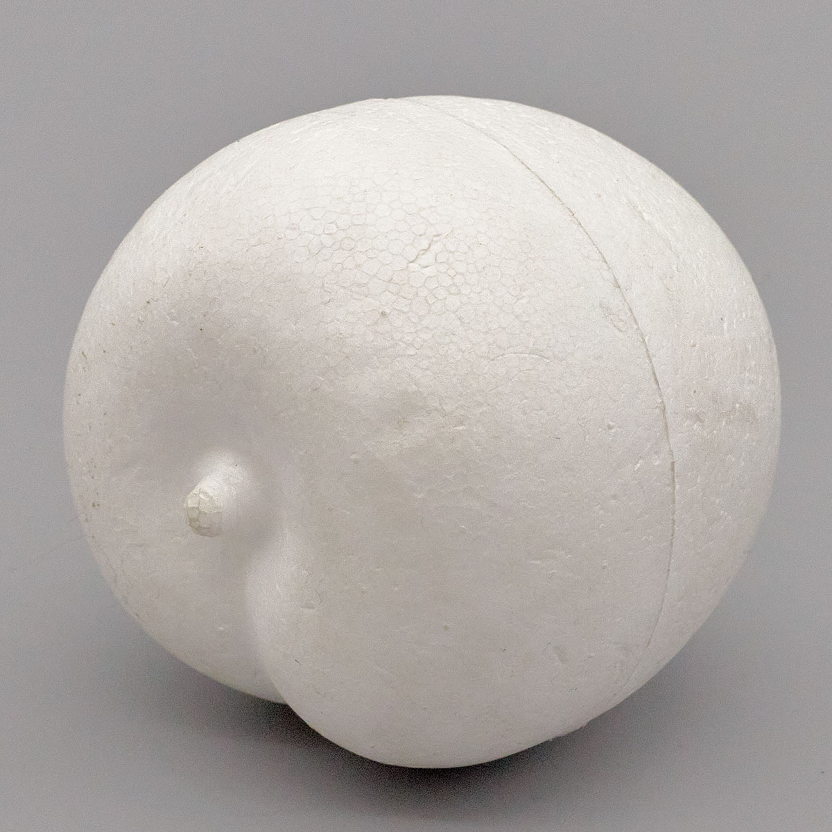 Заготовка для декорирования из пенопласта 'Персик', h 7*7см