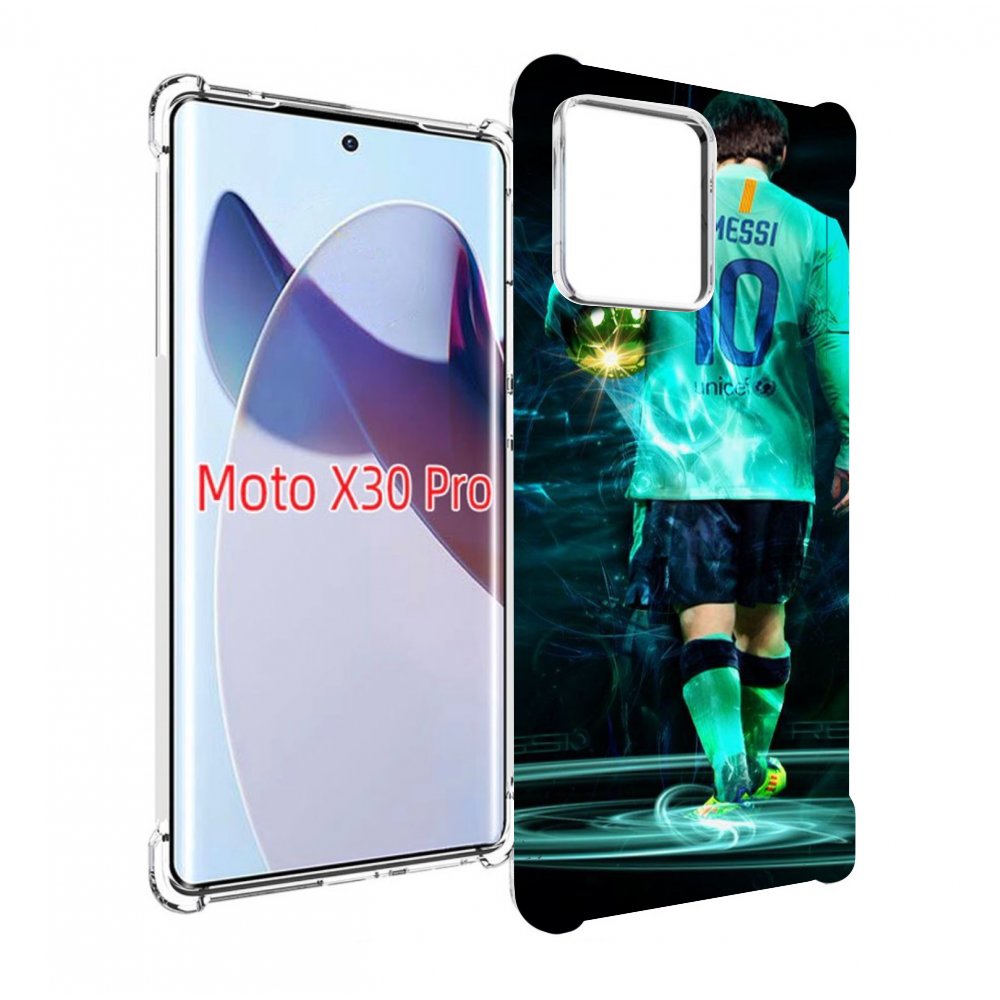 

Чехол MyPads Месси мужской для Motorola Moto X30 Pro, Прозрачный, Tocco