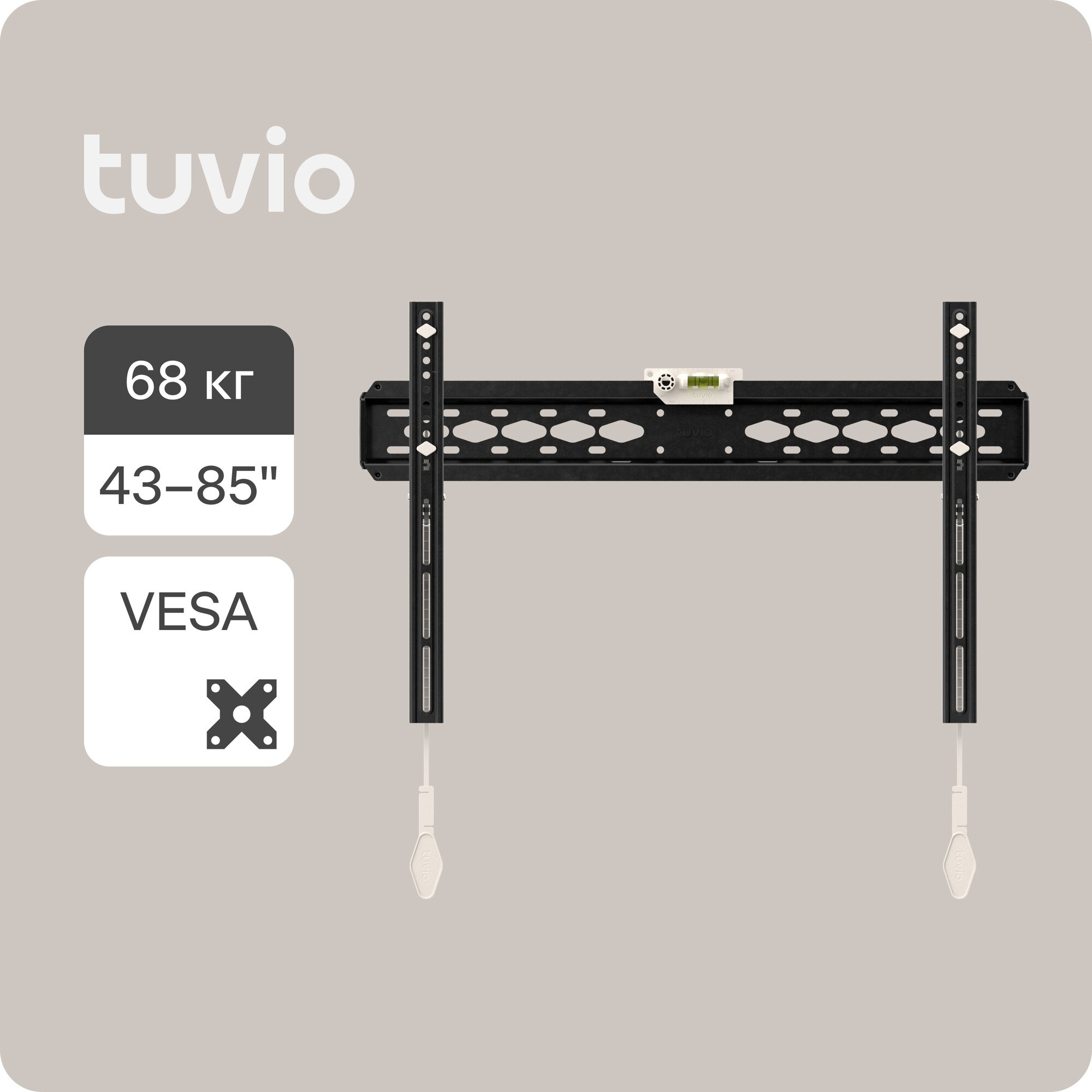 

Кронштейн для телевизора TUVIO TV Mount TTM-06 на стену, черный, TTM-06