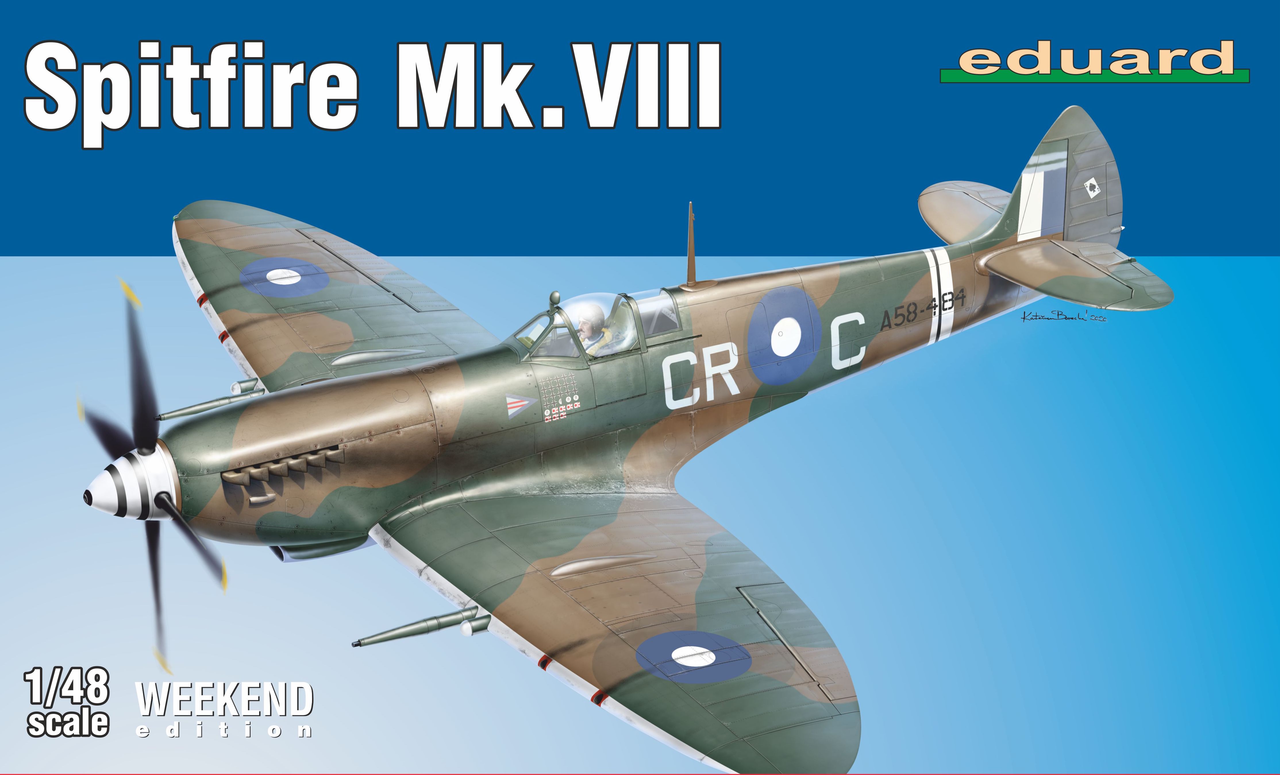 

Сборная модель Eduard Spitfire Mk. VIII 84159