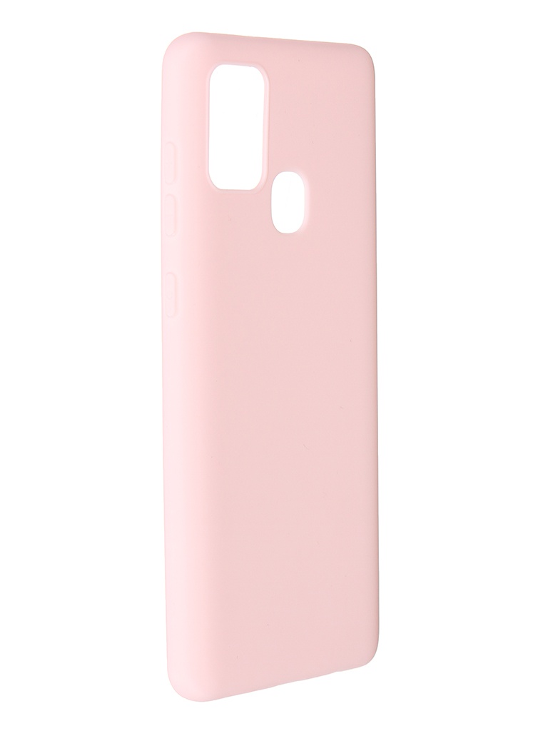 фото Чехол alwio для samsung galaxy a21s soft touch light pink astga21spk