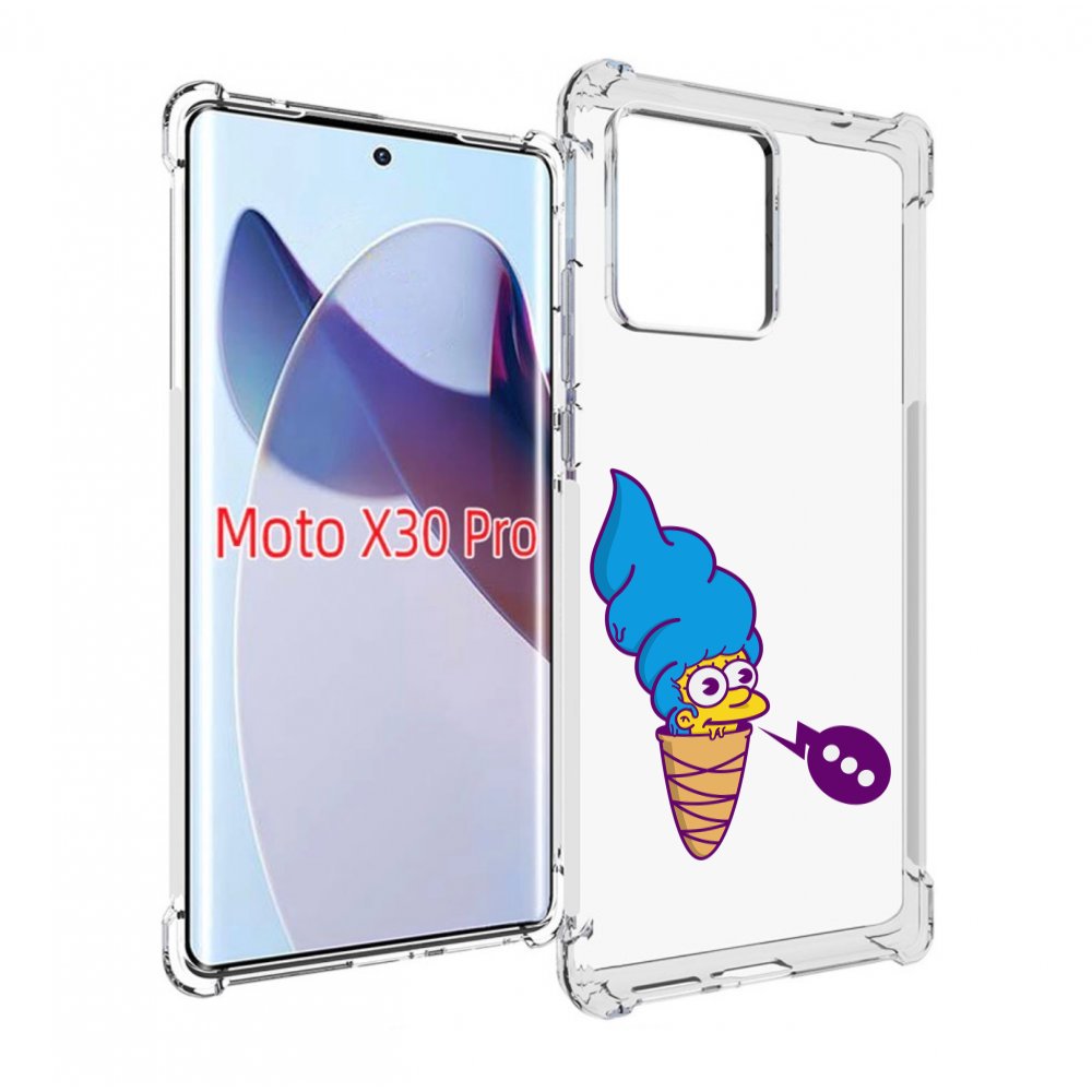 

Чехол MyPads Мардж-рожок для Motorola Moto X30 Pro, Прозрачный, Tocco