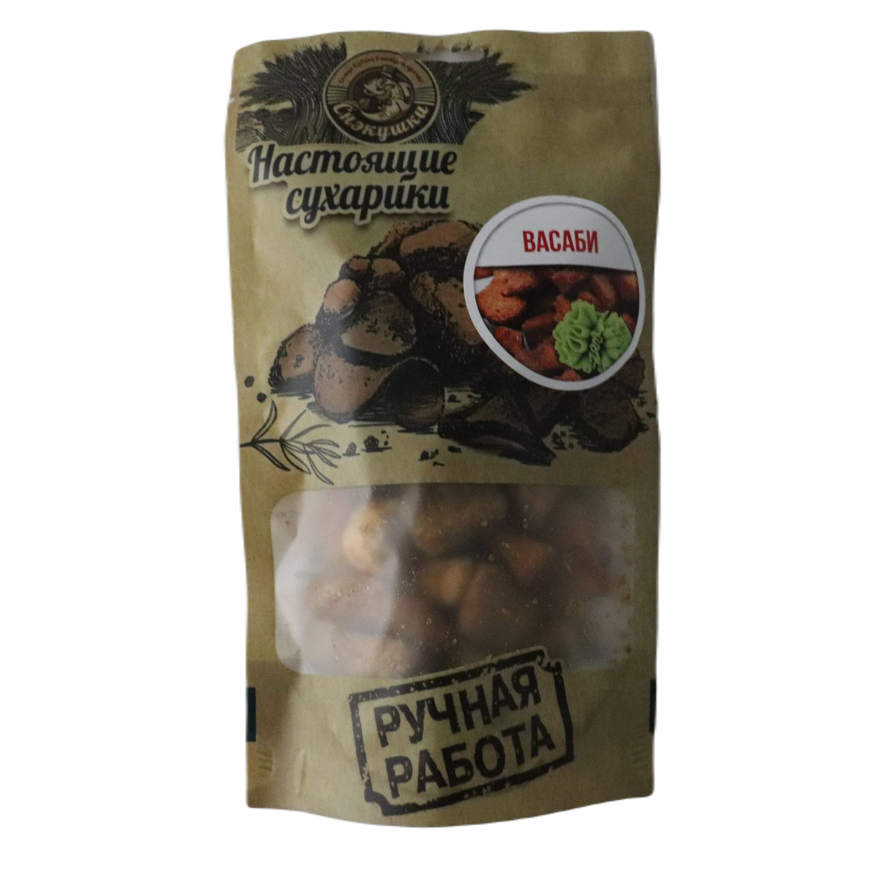 

Сухарики Снэкушки со вкусом васаби, 60 г