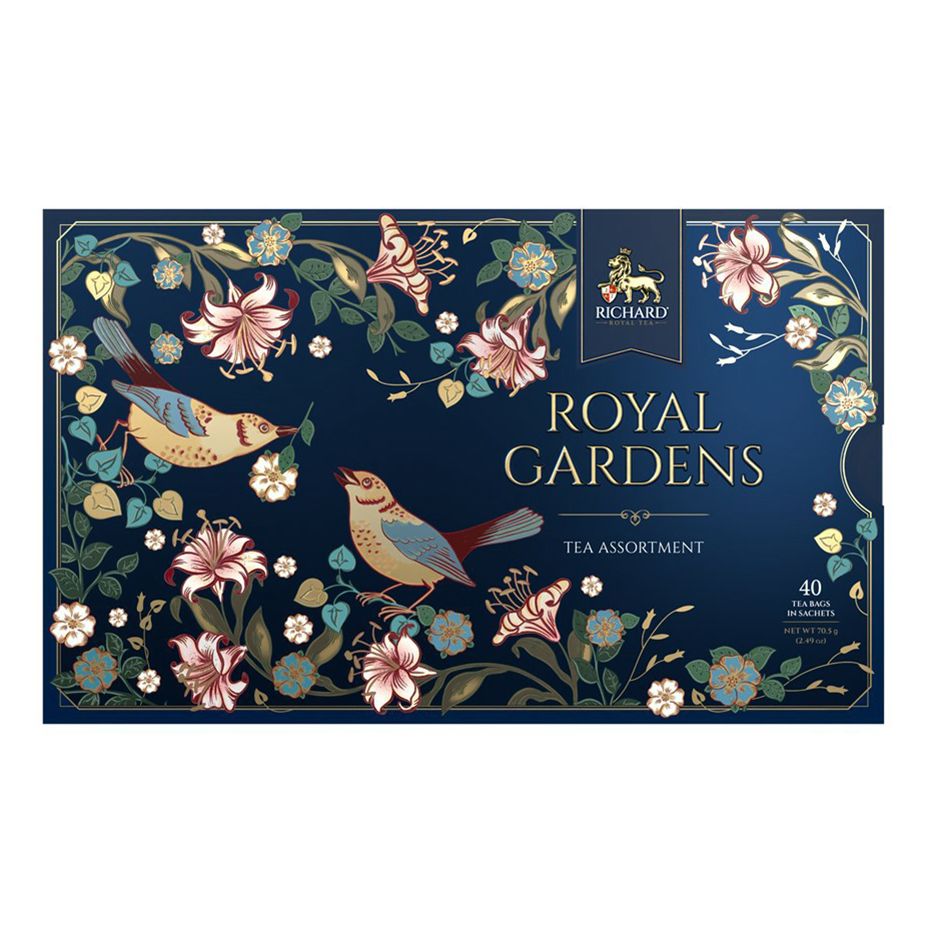 

Набор чая Richard Royal Gardens Tea Assortment в сашетах 1,75 г х 40 шт