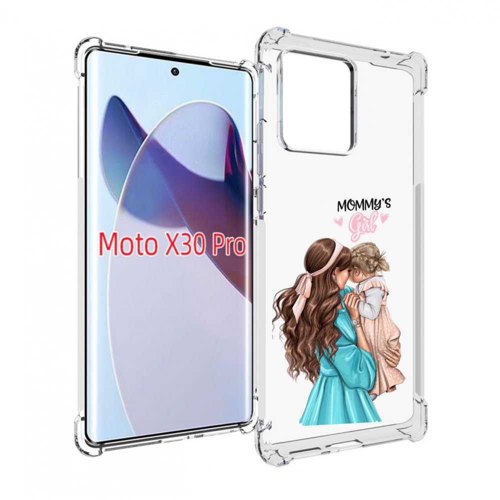 

Чехол MyPads Мама-девочки женский для Motorola Moto X30 Pro, Прозрачный, Tocco
