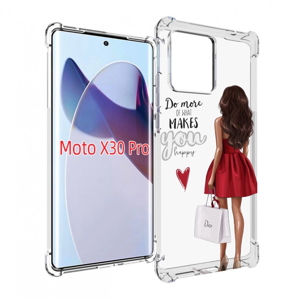 

Чехол MyPads Маленькие-радости женский для Motorola Moto X30 Pro, Прозрачный, Tocco