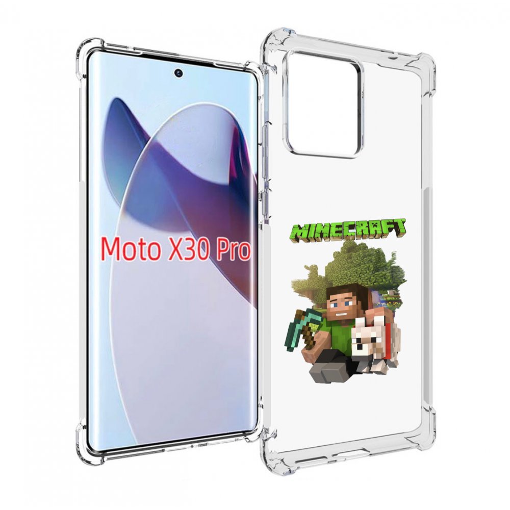 

Чехол MyPads Майнкрафт детский для Motorola Moto X30 Pro, Прозрачный, Tocco