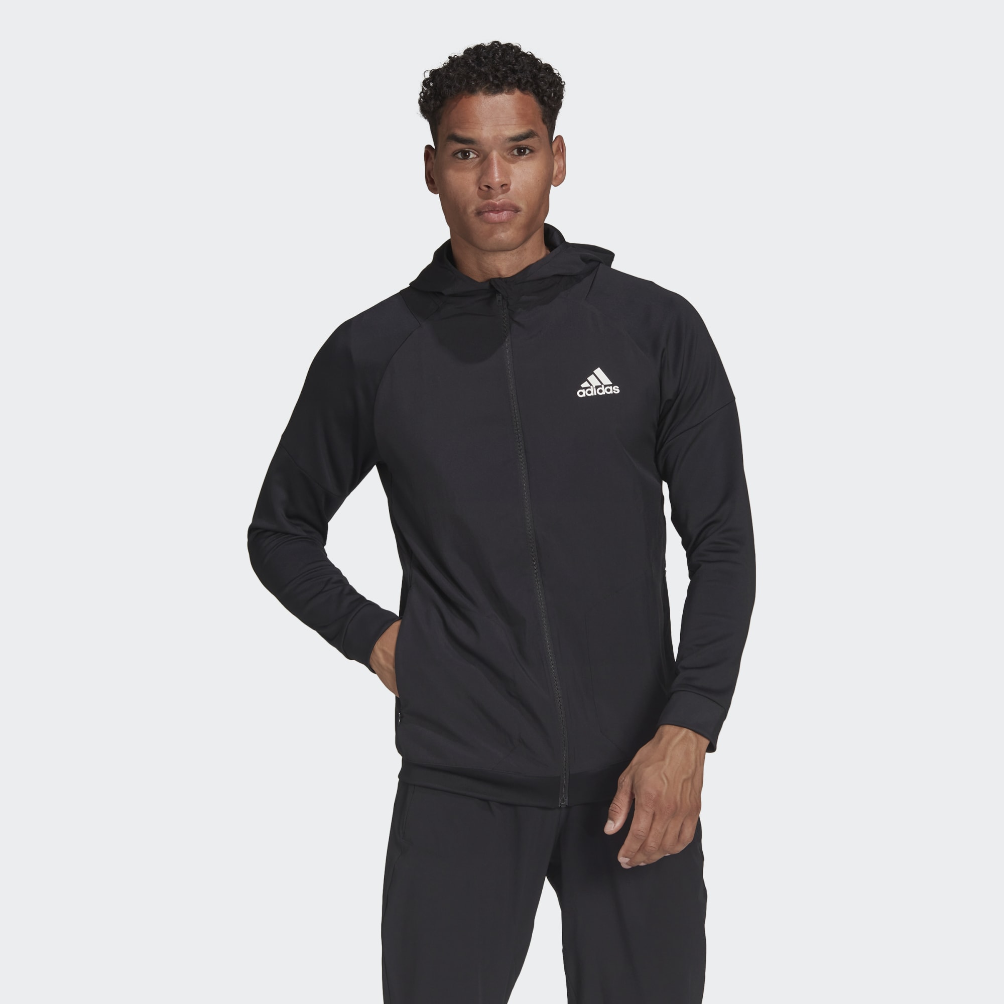 

Толстовка мужская Adidas HA6366 черная L, HA6366
