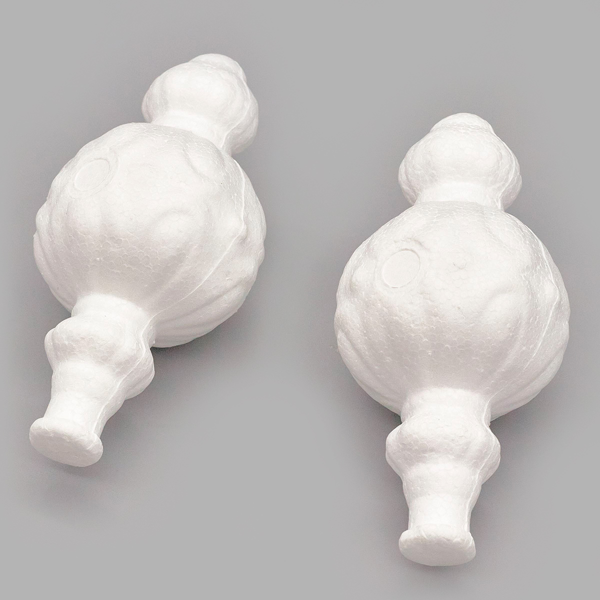 Заготовка для декорирования Bovelacci 'Волчок с каплей' подвеска пенопласт, 9,5*4,5см, 2шт