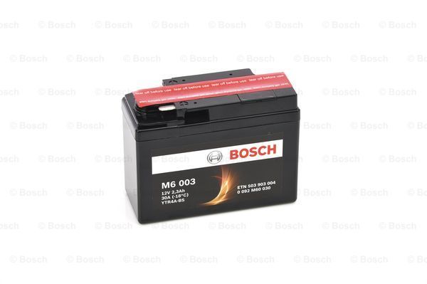 Аккумулятор автомобильный BOSCH 0 092 M60 030 3 Ач