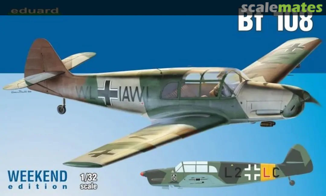 

Сборная модель Eduard 1/32 Самолёт Bf 108 3404