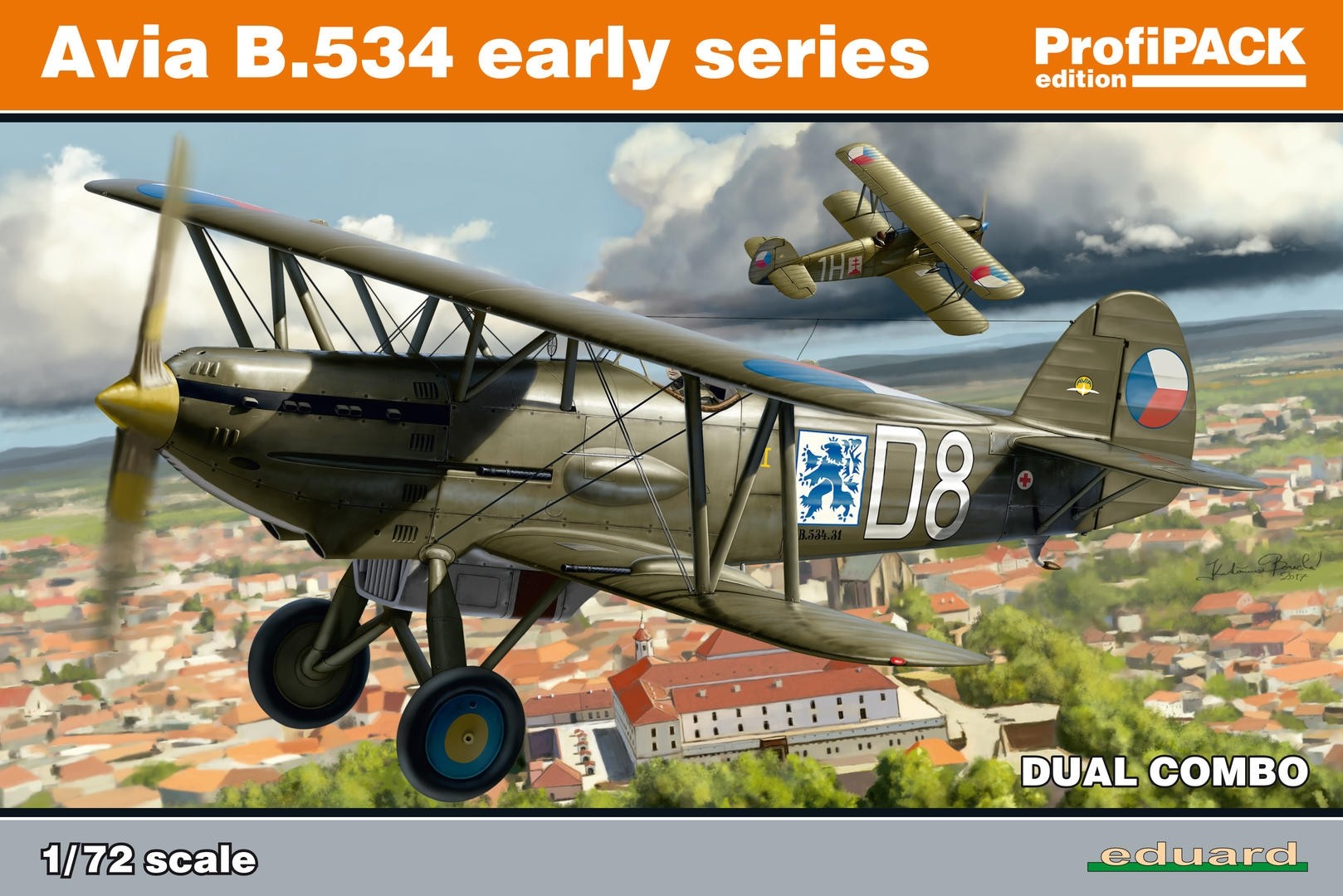 

Сборная модель Eduard 1/72 Avia B-534 ранняя серия DUAL COMBO 70103