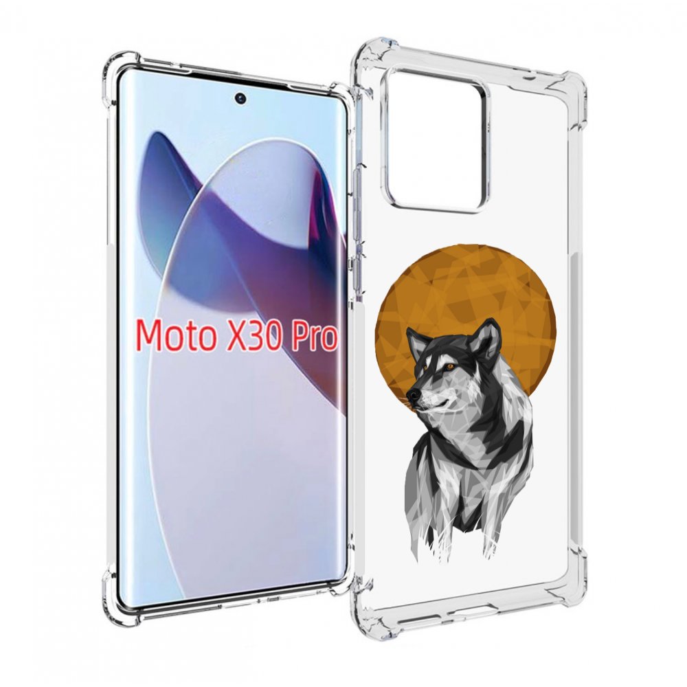 

Чехол MyPads Лунный волк для Motorola Moto X30 Pro, Прозрачный, Tocco