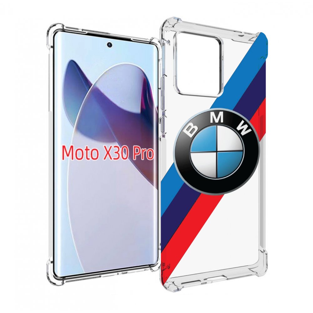 

Чехол MyPads Лого-BMW мужской для Motorola Moto X30 Pro, Прозрачный, Tocco