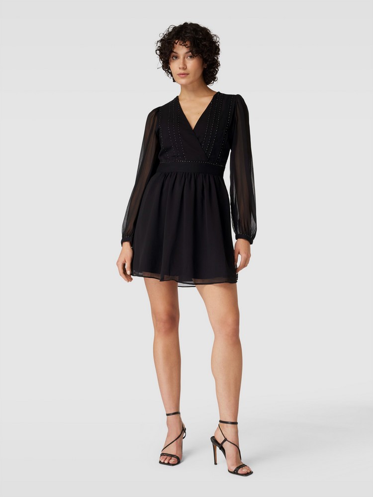 

Платье женское Mango 57048271 черное S, Черный, 57048271