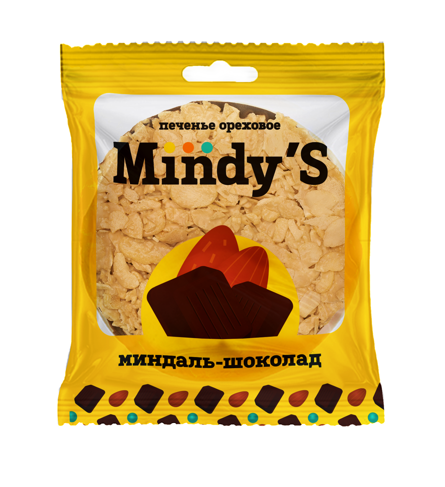 Печенье ореховое Mindy’S миндаль и шоколад, 30 г