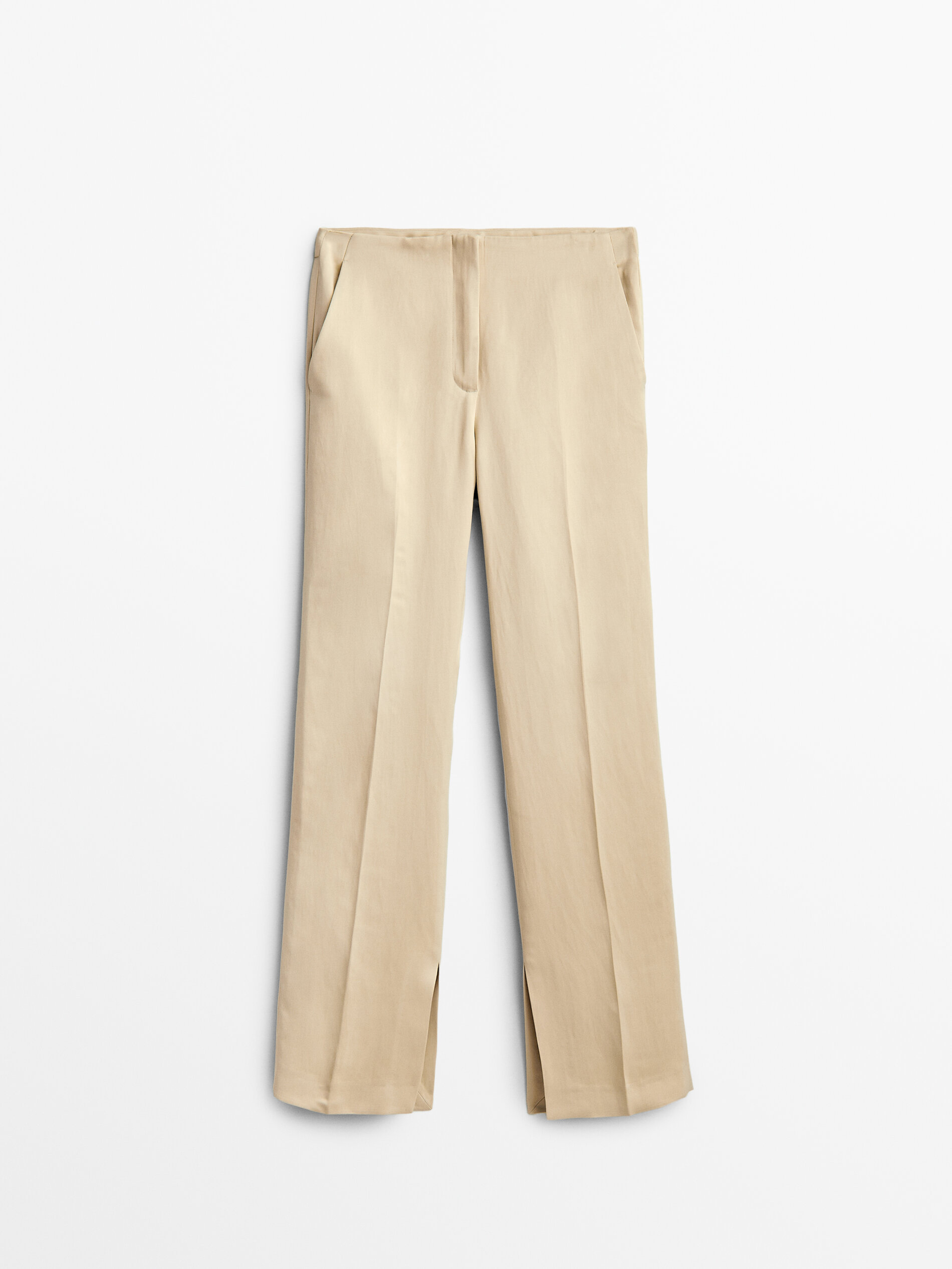 

Брюки женские Massimo Dutti 05004604710 бежевые 34, 05004604710