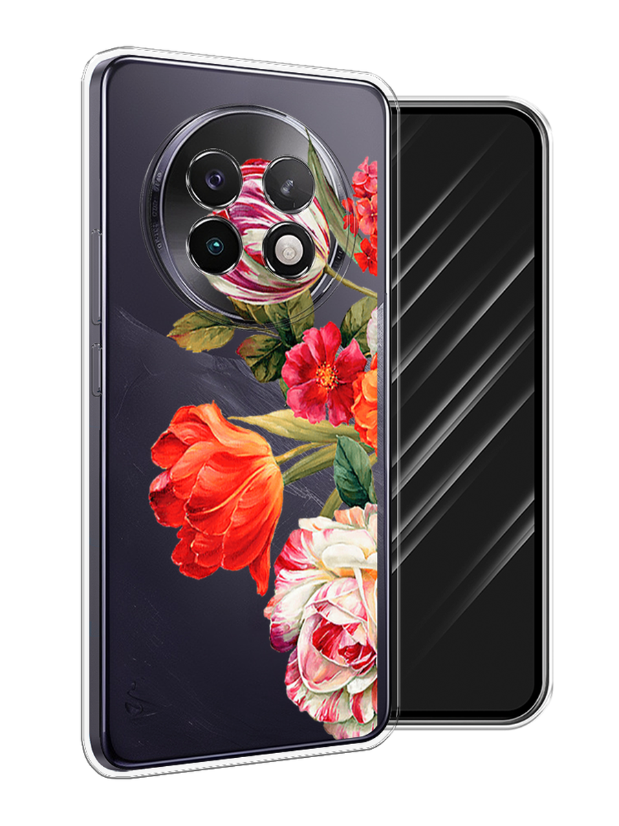 

Чехол Awog на Realme 13+ "Весенний букет", Красный;розовый;зеленый, 2518750-1