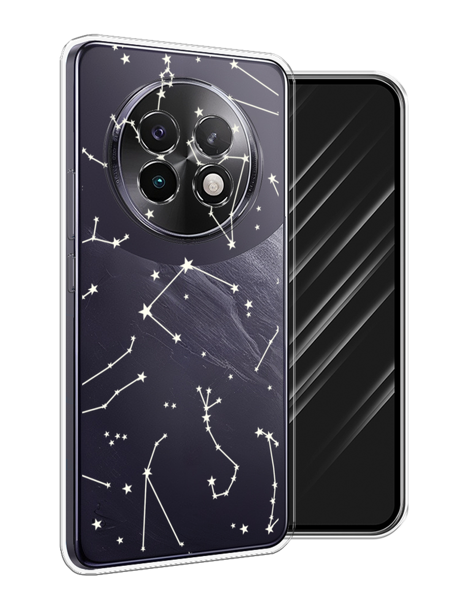 

Чехол Awog на Realme 13+ "Созвездия", Прозрачный;серый;бежевый, 2518750-1