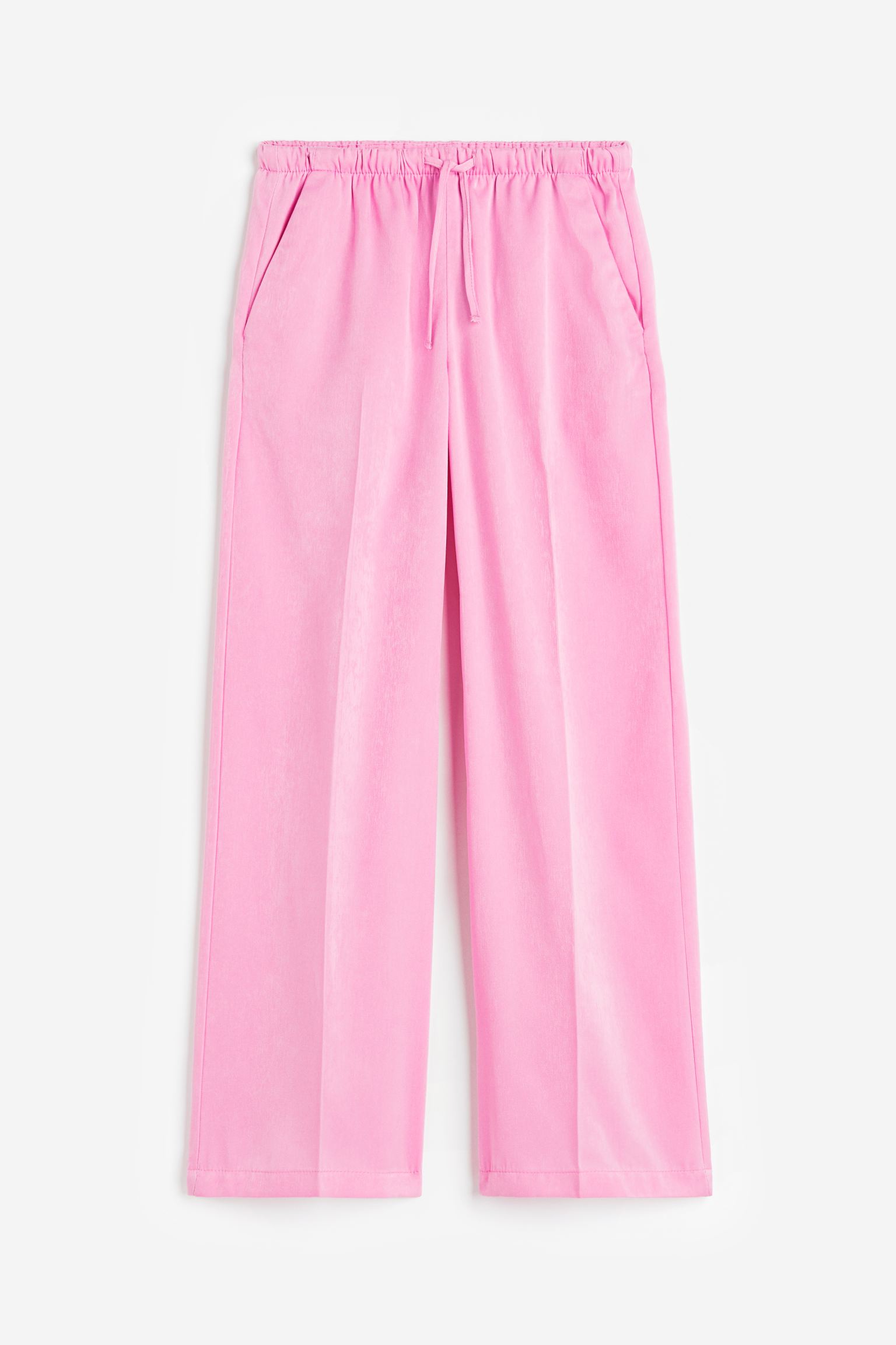 Брюки свободного кроя H&M для девочек 164 Розовый (доставка из-за рубежа)