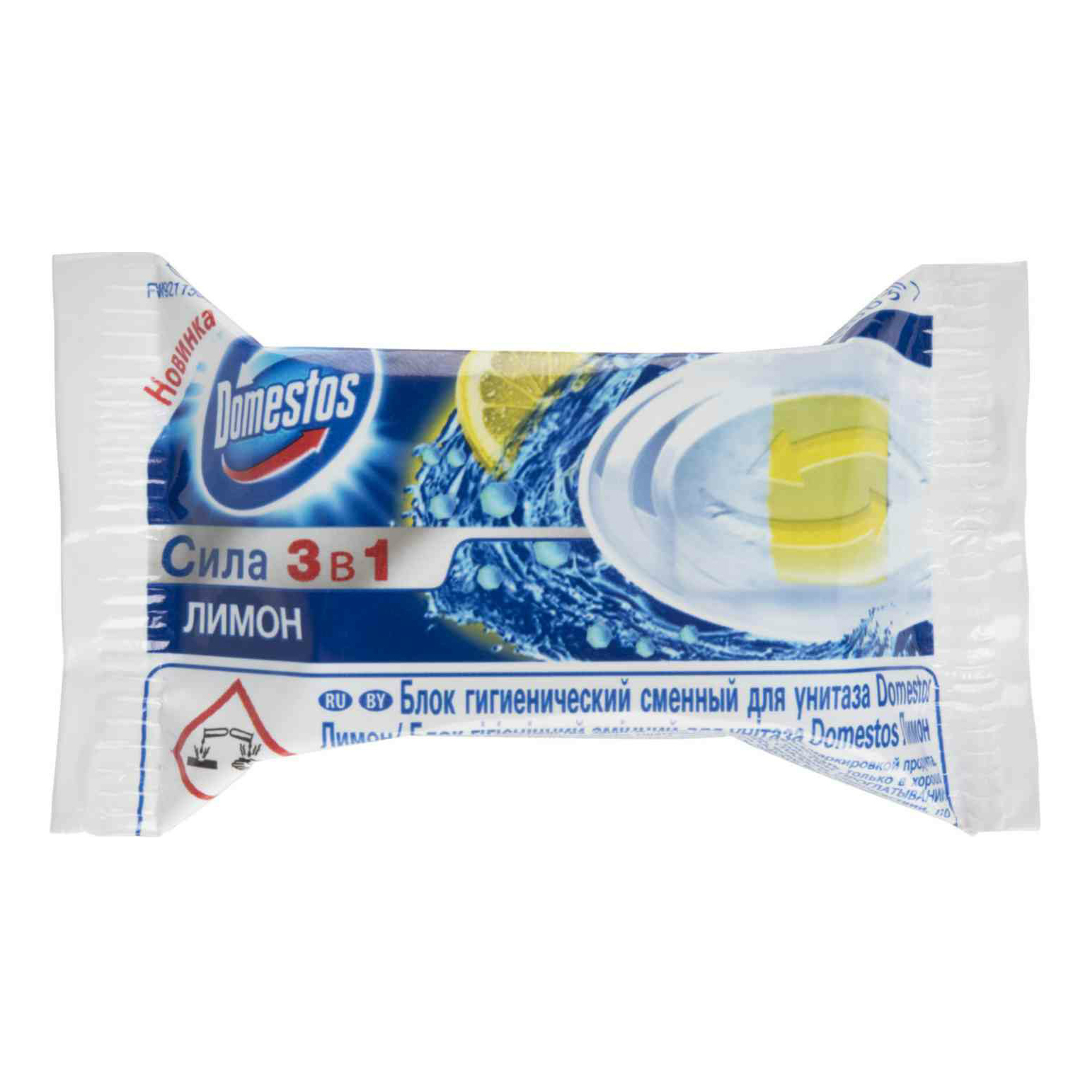 

Сменный блок для унитаза Domestos Лимон 40 г