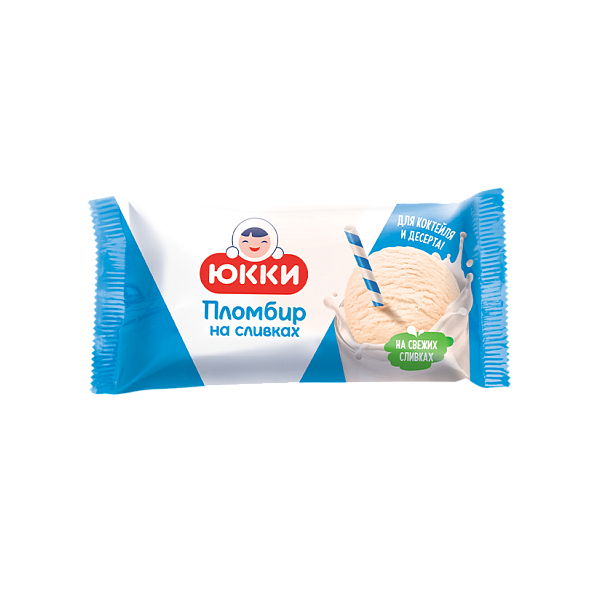 

Мороженое Юкки пломбир на сливках, с ароматом ванили, 200 г